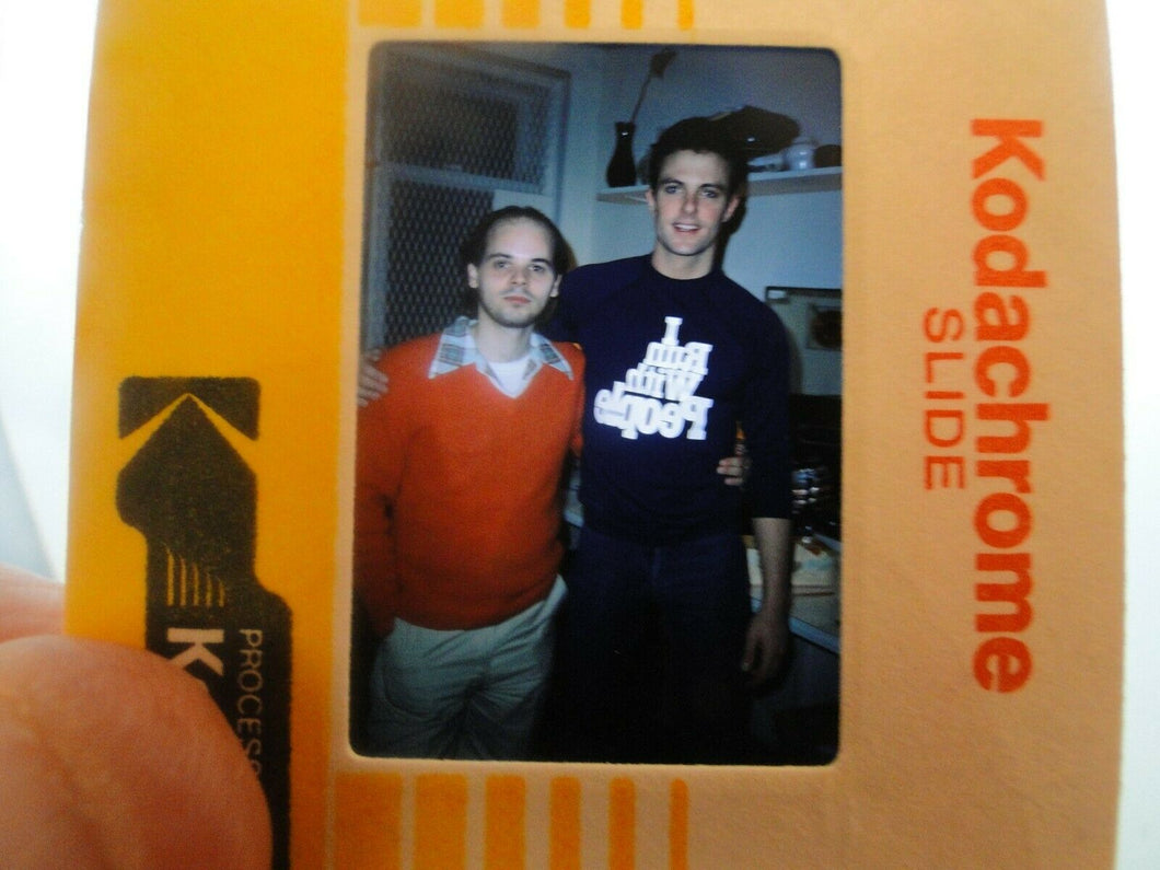 VINTAGE 35MM SLIDE MALE GAY INTEREST BEEFCAKE MUSCLE SEMI NUDE HOT BUFF EG+