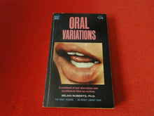 Load image into Gallery viewer, Vintage Sexy Erotic Adult Paperback Book/ Novel Oral Variations                7

