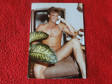 Load image into Gallery viewer, Vintage 18 Year Old + Gay Interest Chippendale Muscle Semi Nude Male Photo   B88
