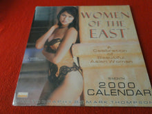 Load image into Gallery viewer, Vintage Large Semi-Nude Pinup Wall Calendar SEALED Women of the East 2000      C
