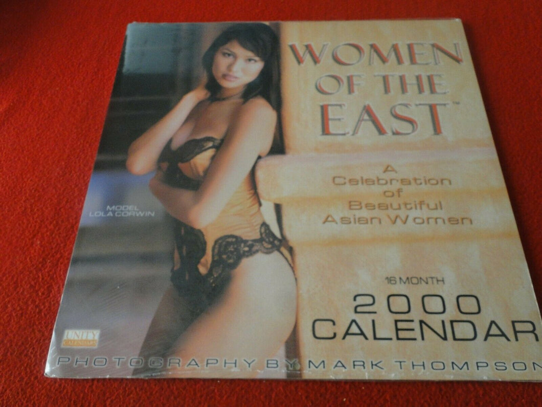 Vintage Large Semi-Nude Pinup Wall Calendar SEALED Women of the East 2000      C