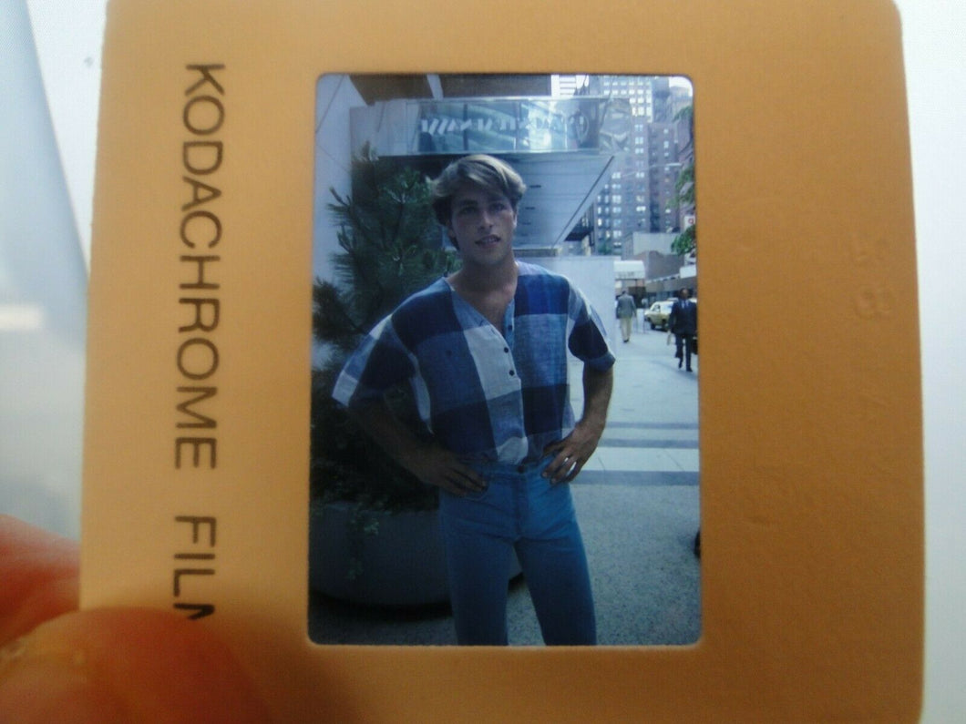 VINTAGE 35MM SLIDE MALE GAY INTEREST BEEFCAKE MUSCLE SEMI NUDE HOT BUFF EH?