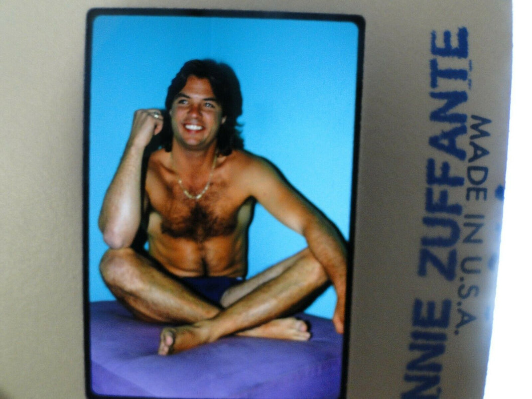 VINTAGE 35MM SLIDE MALE 18 YEAR OLD + GAY INTEREST BEEFCAKE MUSCLE SEMI NUDE  G5