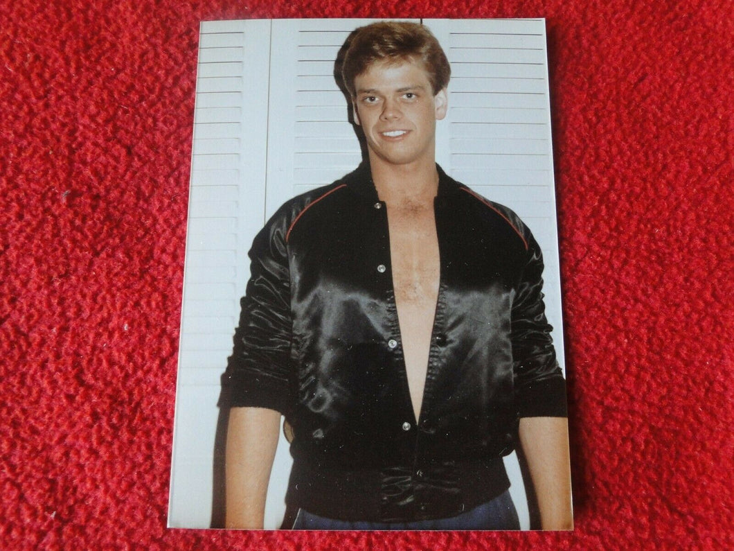 Vintage 18 Year Old + Gay Interest Chippendale Muscle Semi Nude Male Photo   B88