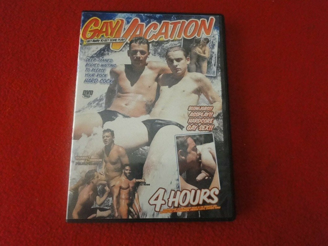 Vintage Adult All Male Gay Porn DVD XXX Gay Vacation 4 Hours                   A