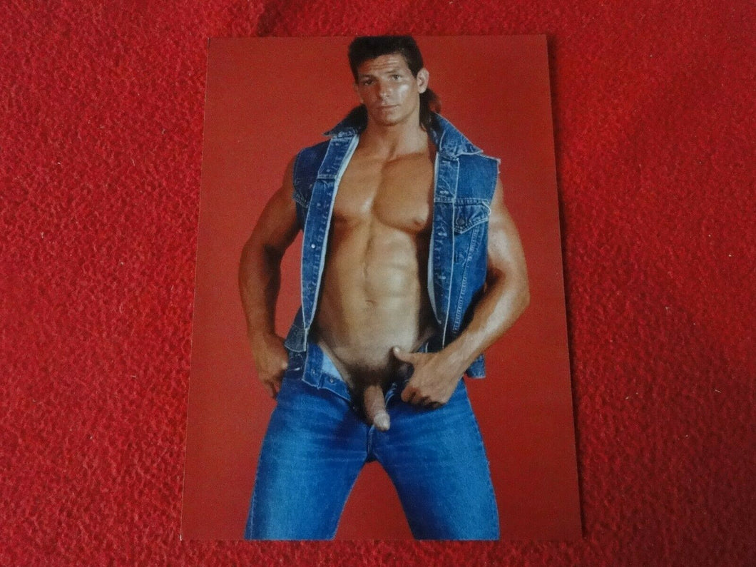 Vintage 18 Year Old + Gay Interest Nude Erotic Sexy Hot Hung Male Photo     D40p