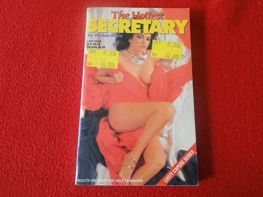 Vintage Sexy Erotic Adult Paperback Book Novel The Hottest Secretary           )