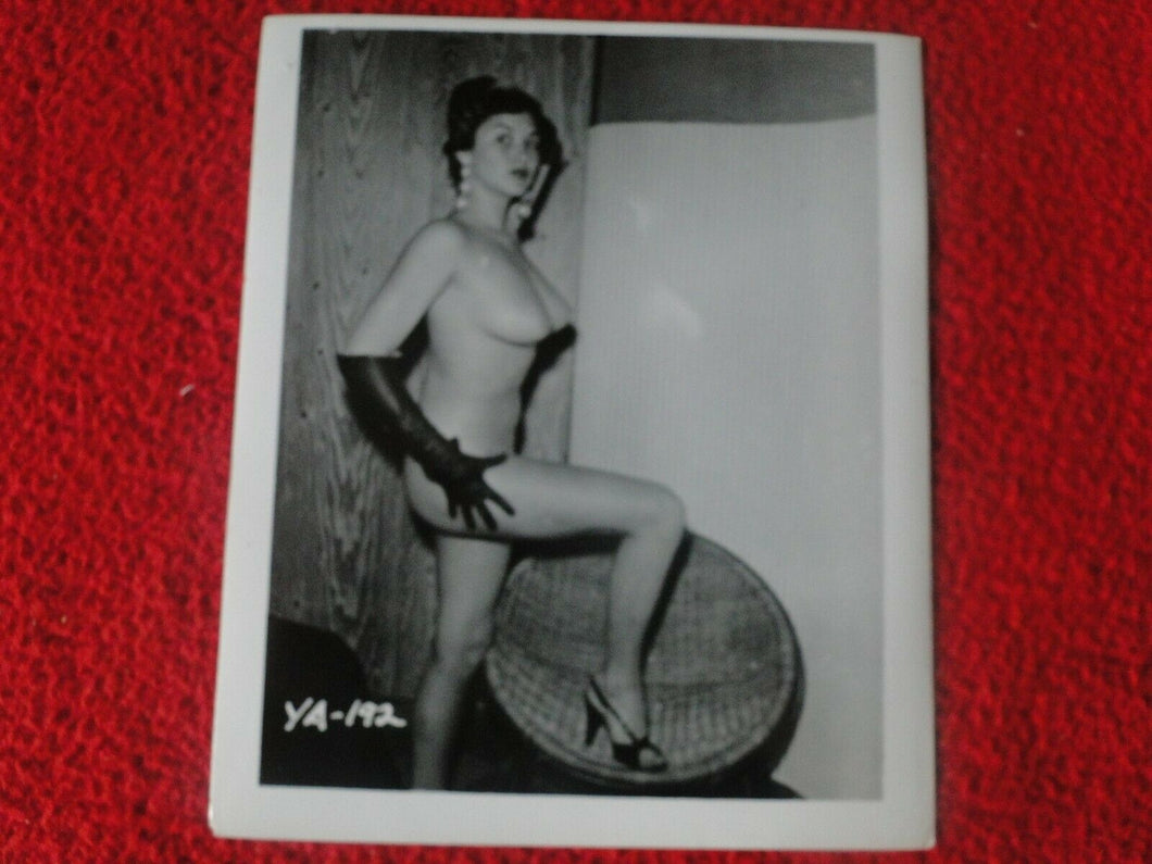 Vintage Nude Sexy Woman  Adult Pinup Silver Gelatin 5 x 4 Photo     A71p