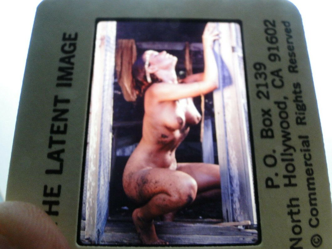 Busty Erotic Sexy NUDE Woman/Model Vintage 35mm LATENT IMAGE SLIDE         A30T