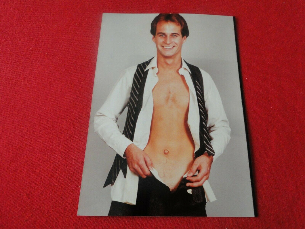 Vintage 18 Year Old + Gay Interest Chippendale Nude Hot Semi Nude Male Photo D21