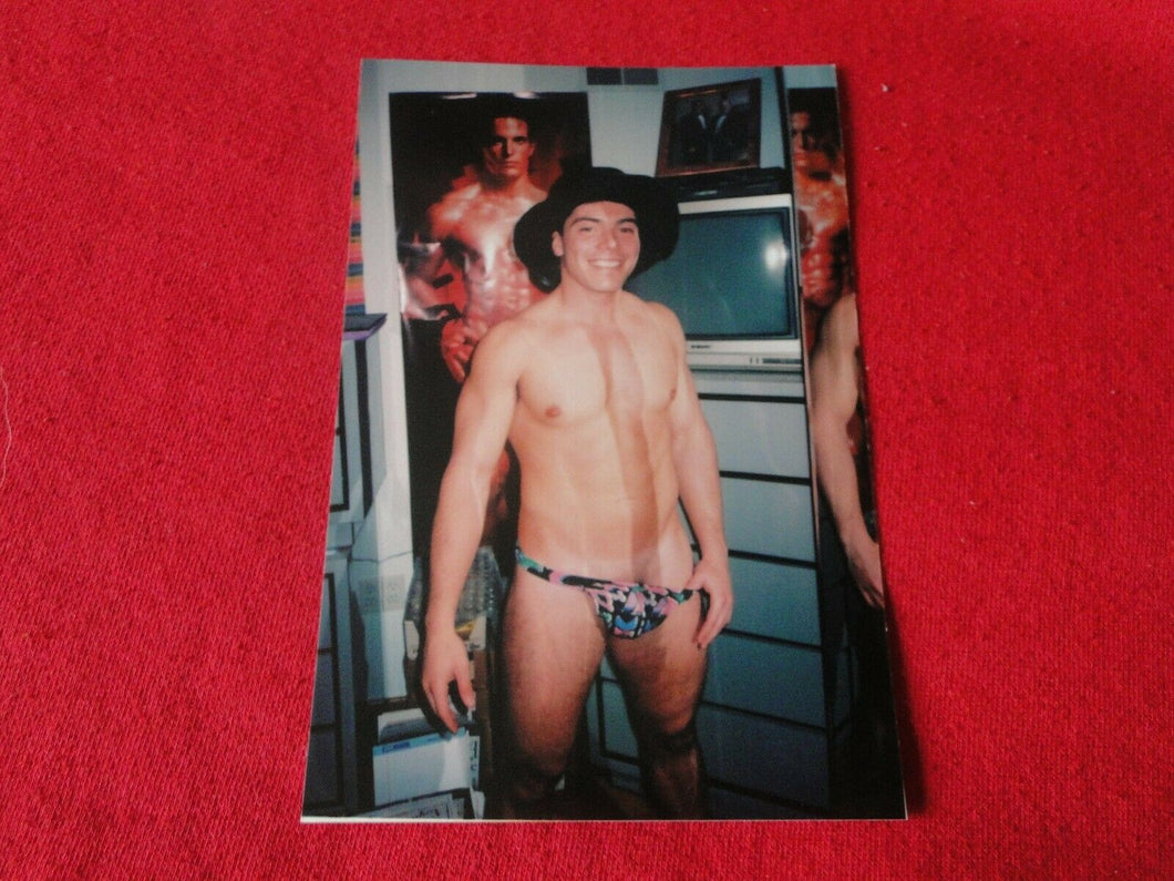 Vintage 18 Year Old + Gay Interest Chippendale Nude Hot Semi Nude Male Photo  D%
