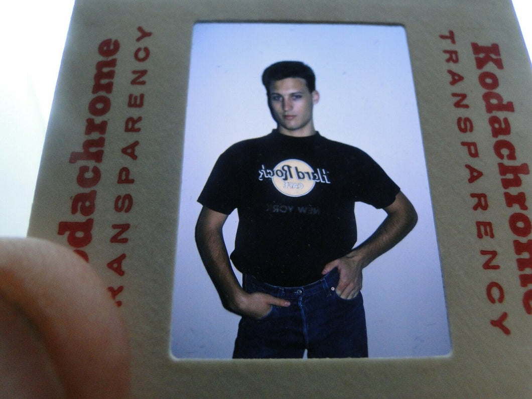 VINTAGE 35MM SLIDE MALE GAY INTEREST BEEFCAKE MUSCLE SEMI NUDE HOT BUFF G10T