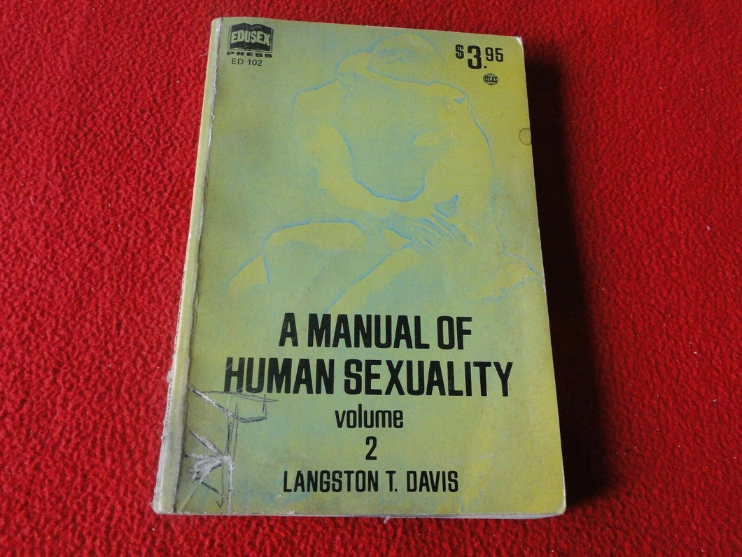 Vintage Sexy Erotic Adult Paperback Book Novel Manual of Human Sexuality   24
