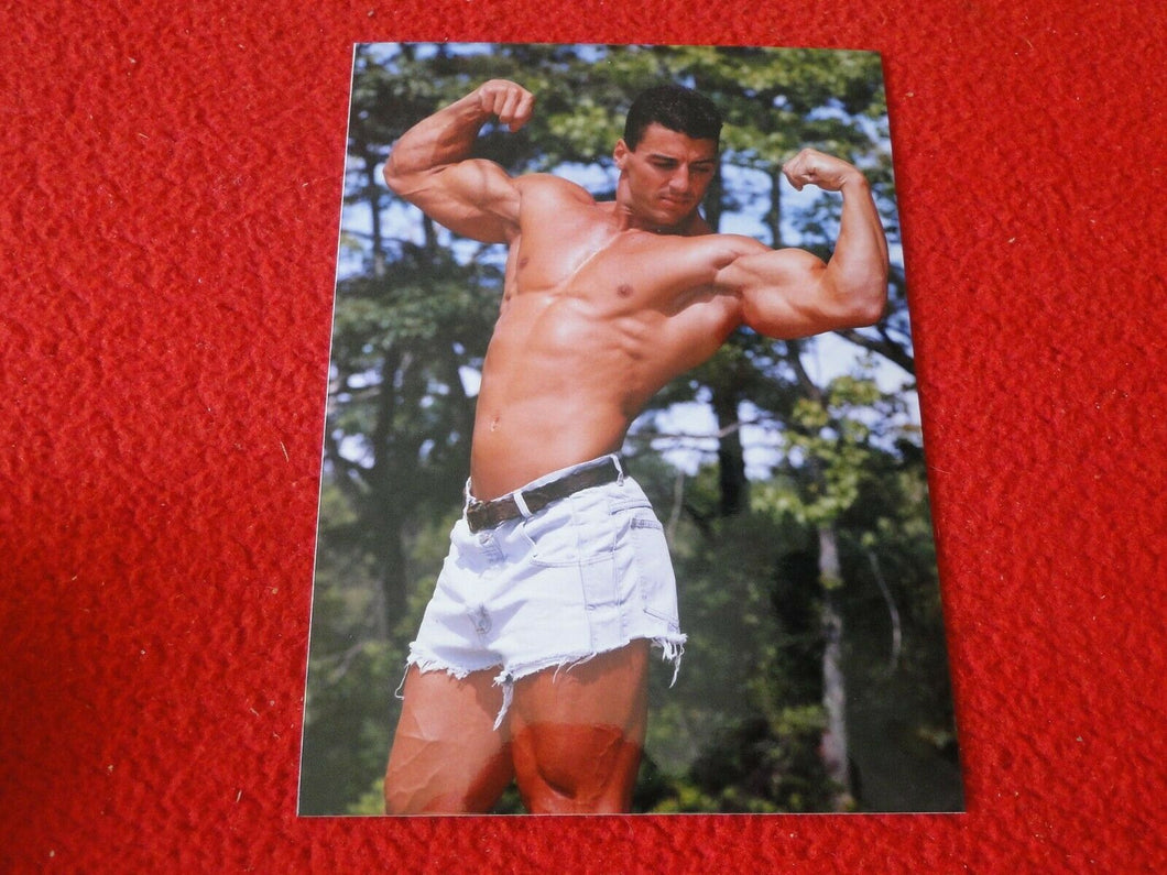 Vintage 18 Year Old + Gay Interest Chippendale Muscle Semi Nude Male Photo   A40