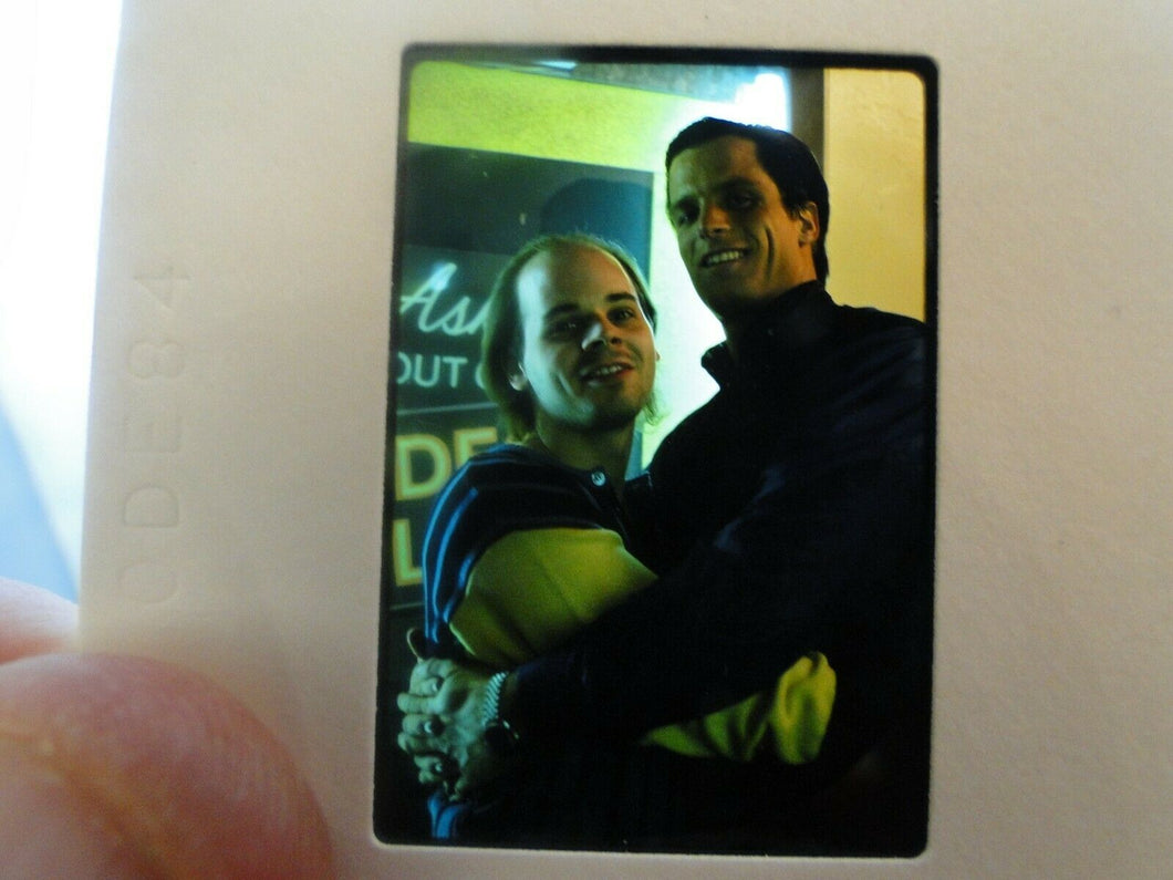 VINTAGE 35MM SLIDE MALE GAY INTEREST BEEFCAKE MUSCLE SEMI NUDE HOT BUFF EG