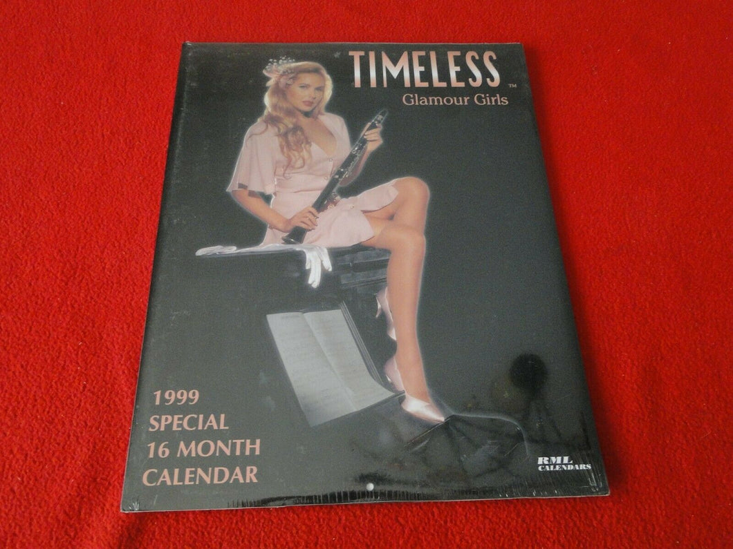 Vintage Large Semi-Nude Pinup Wall Calendar 1999 Timeless Glamour Girls        C