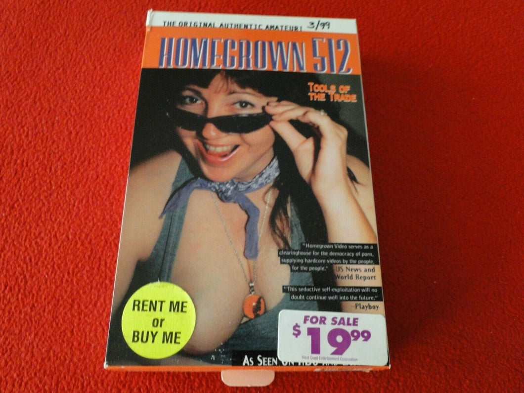Vintage Adult XXX VHS Porn Tape Video 18 Year Old + Homegrown 512            CF