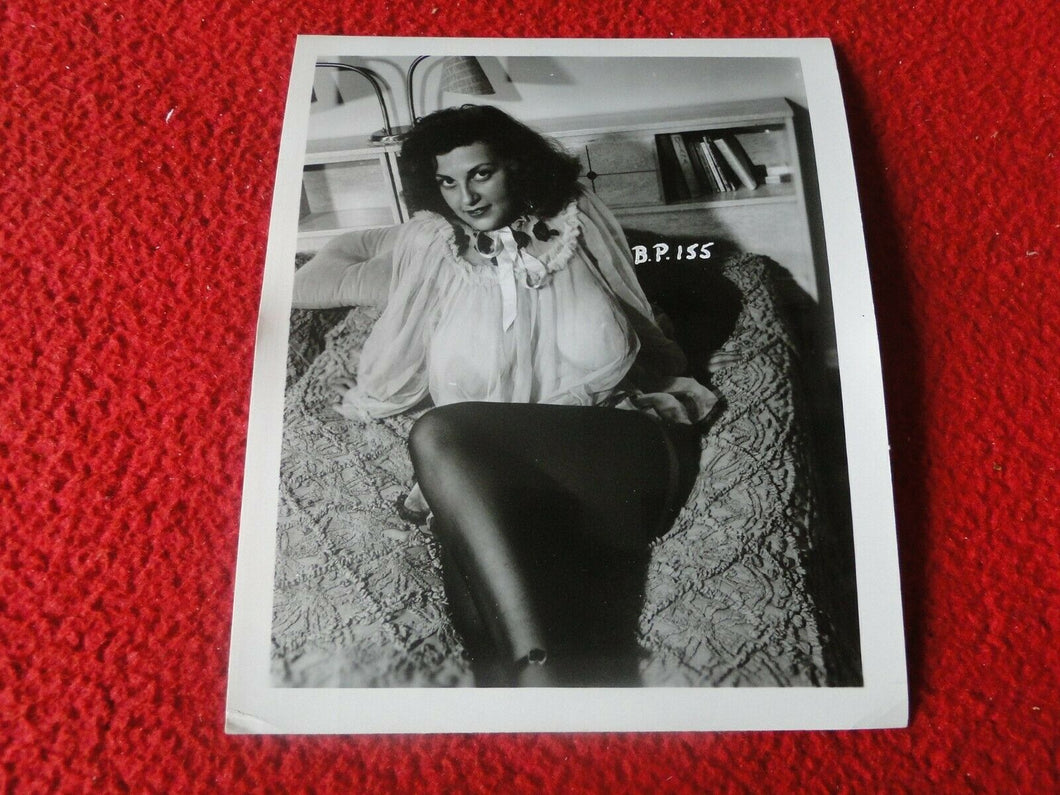 Vintage Nude Erotic Sexy Adult Woman Pinup Silver Gelatin Photo       A72M
