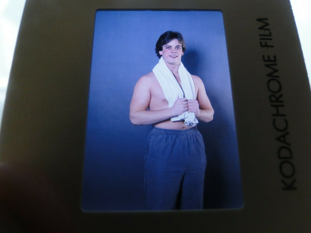 VINTAGE 35MM SLIDE MALE GAY INTEREST BEEFCAKE MUSCLE SEMI NUDE HOT BUFF JD6