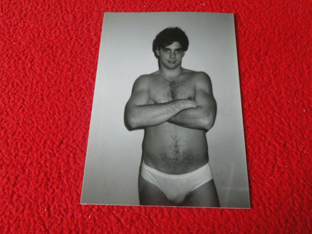 Vintage 18 Year Old + Gay Interest Chippendale Nude Hot Semi Nude Male Photo B38