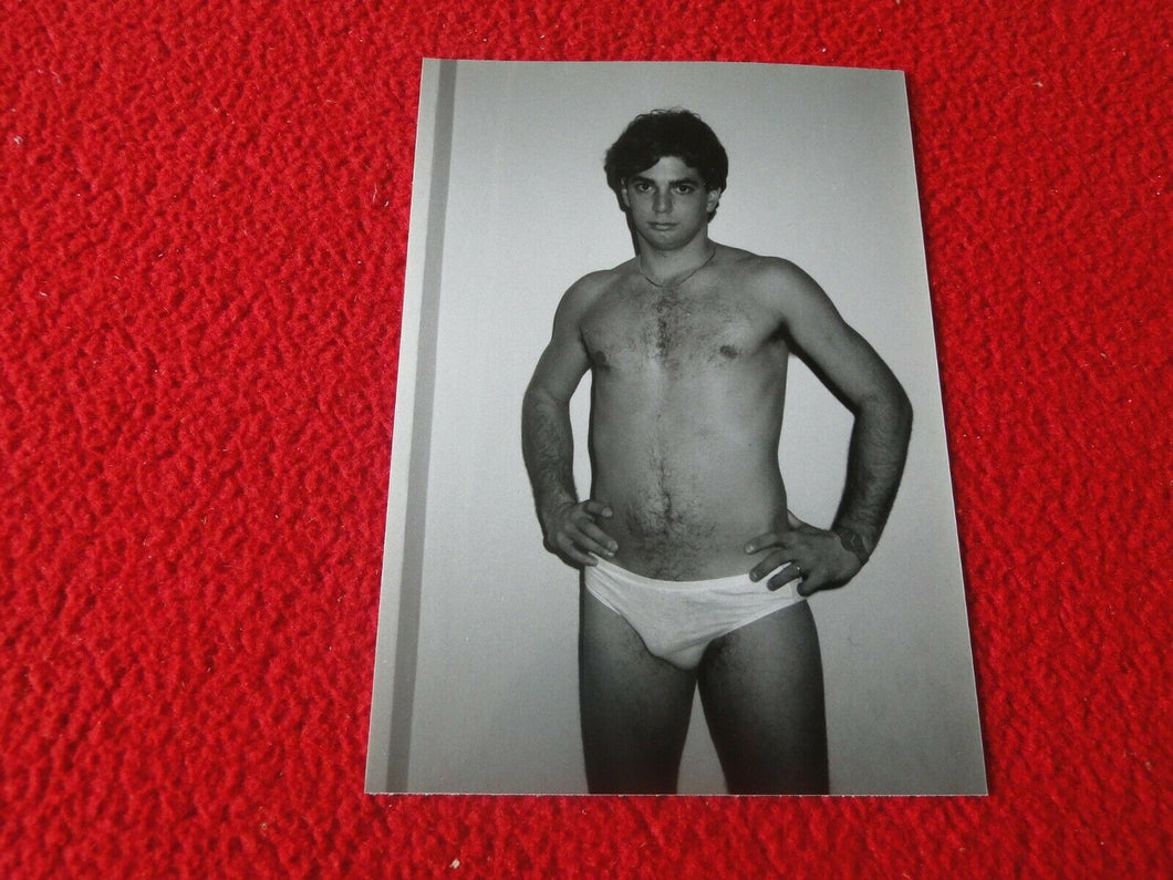 Vintage 18 Year Old + Gay Interest Chippendale Nude Hot Semi Nude Male Photo B39