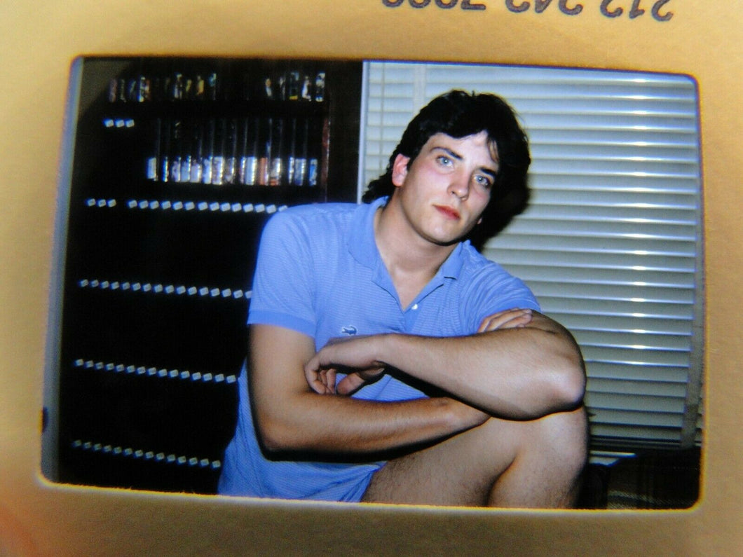 VINTAGE 35MM SLIDE MALE GAY INTEREST BEEFCAKE MUSCLE SEMI NUDE HOT BUFF EJ8