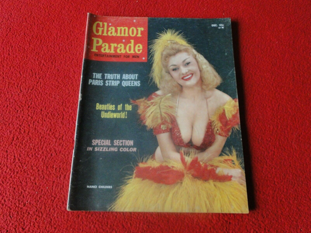 Vintage 18 Year Old + Nude Erotic Sexy Adult Men's Magazine Glamor Parade 58  GT