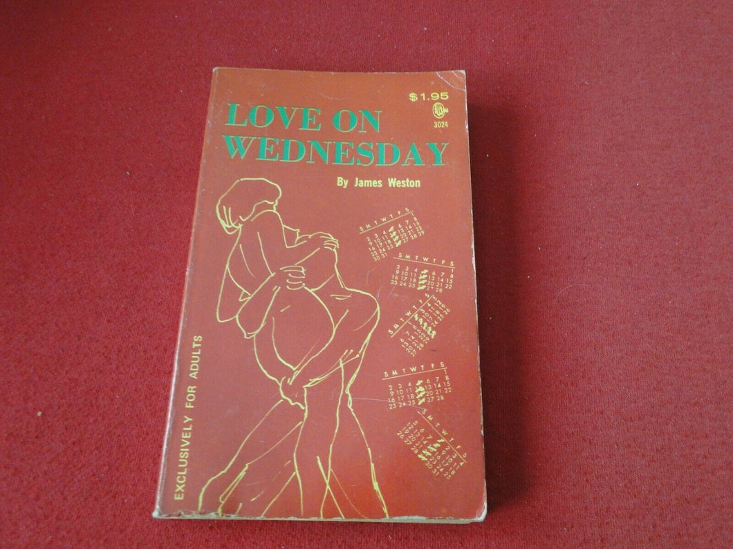 Vintage Sexy Erotic Adult Paperback Book/ Novel Love On Wednesday              6