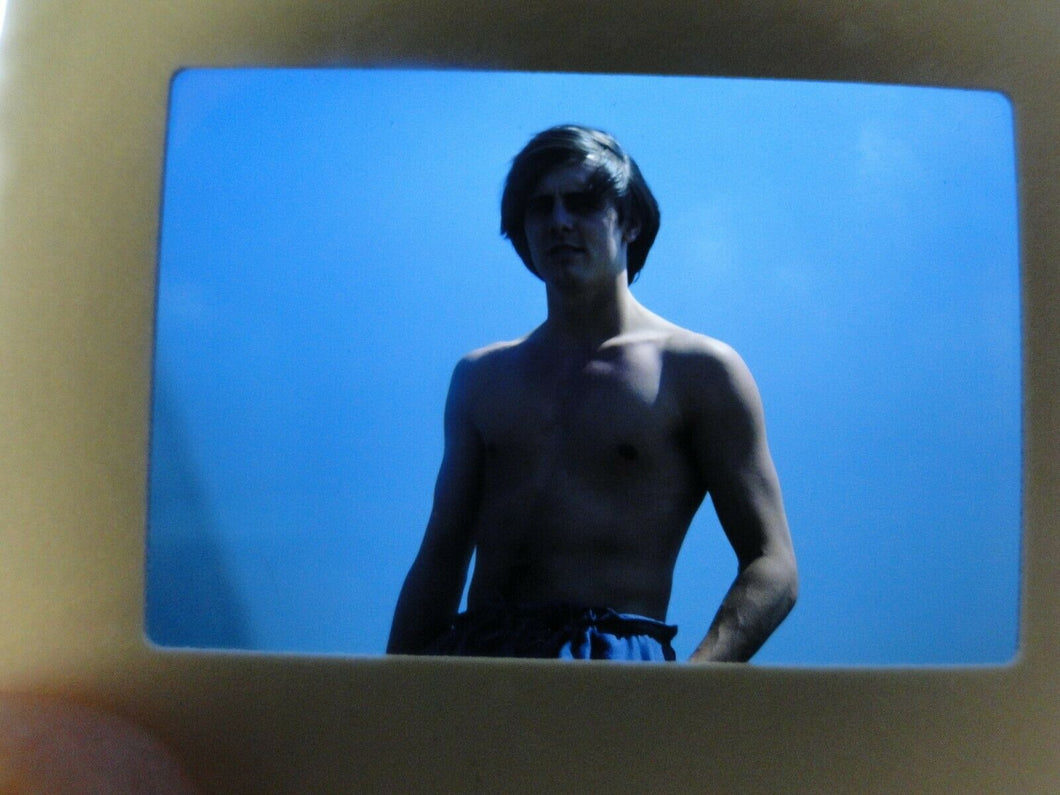 VINTAGE 35MM SLIDE MALE GAY INTEREST BEEFCAKE MUSCLE SEMI NUDE HOT BUFF EM3