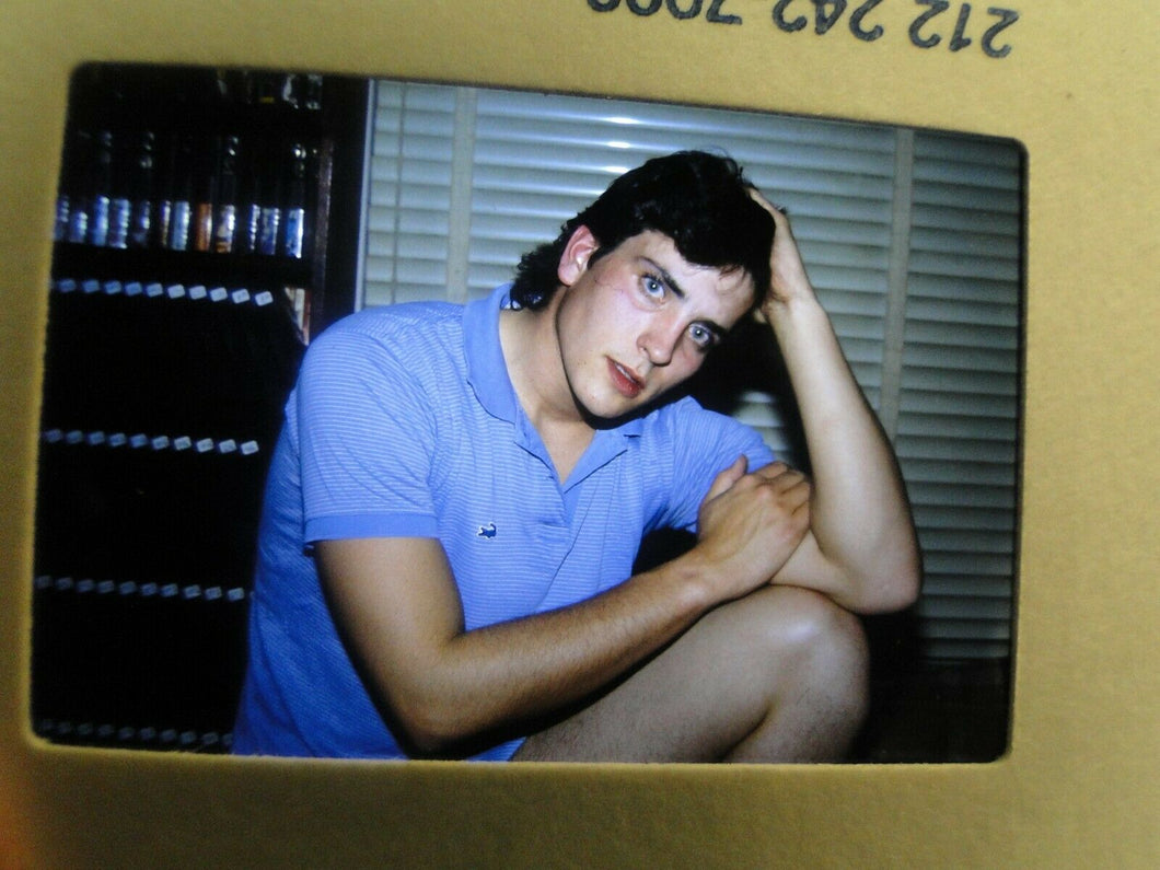 VINTAGE 35MM SLIDE MALE GAY INTEREST BEEFCAKE MUSCLE SEMI NUDE HOT BUFF FL$