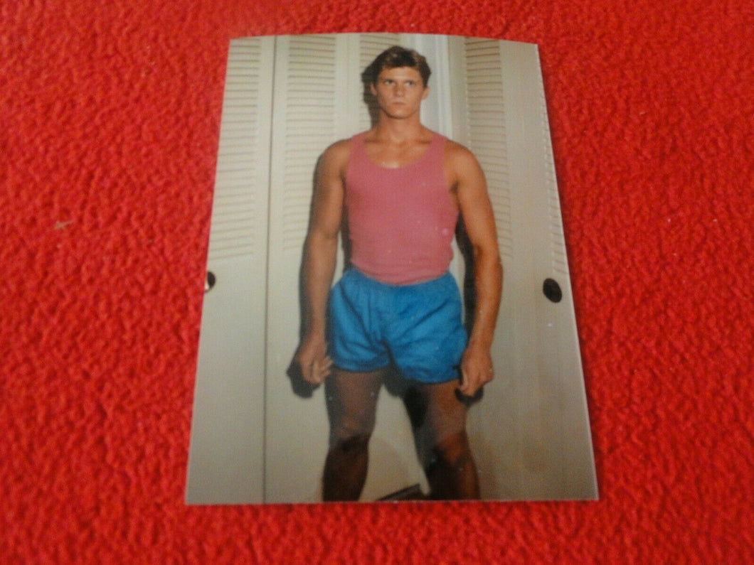 Vintage 18 Year Old + Gay Interest Chippendale Nude Hot Semi Nude Male Photo D3