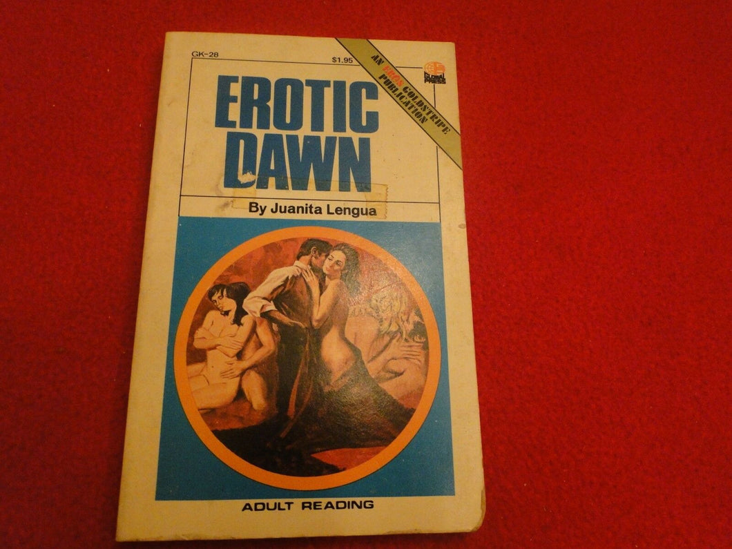 Vintage Erotic Adult Paperback Book Novel Erotic Dawn Eros Goldstripe  8