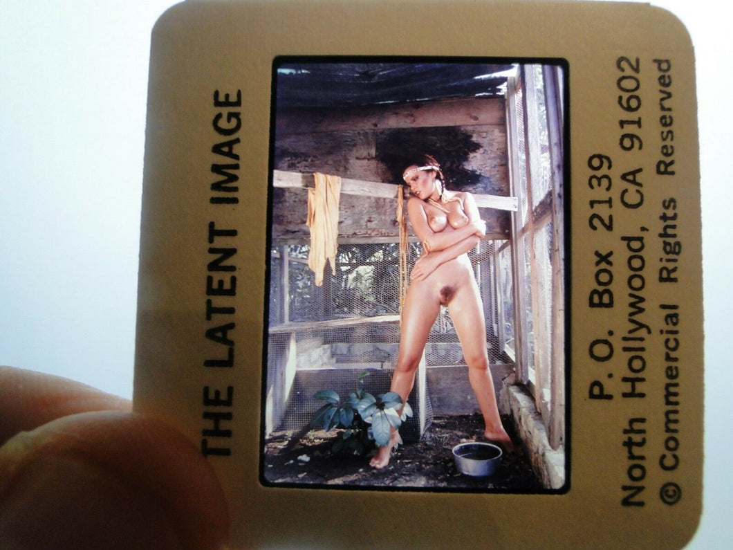 Busty Erotic Sexy NUDE Woman/Model Vintage 35mm LATENT IMAGE SLIDE           AP