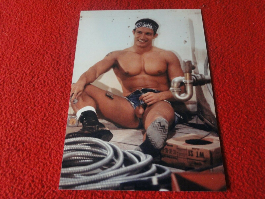 Vintage 18 Year Old + Gay Interest Nude Erotic Sexy Hot Hung Male Photo      D6q