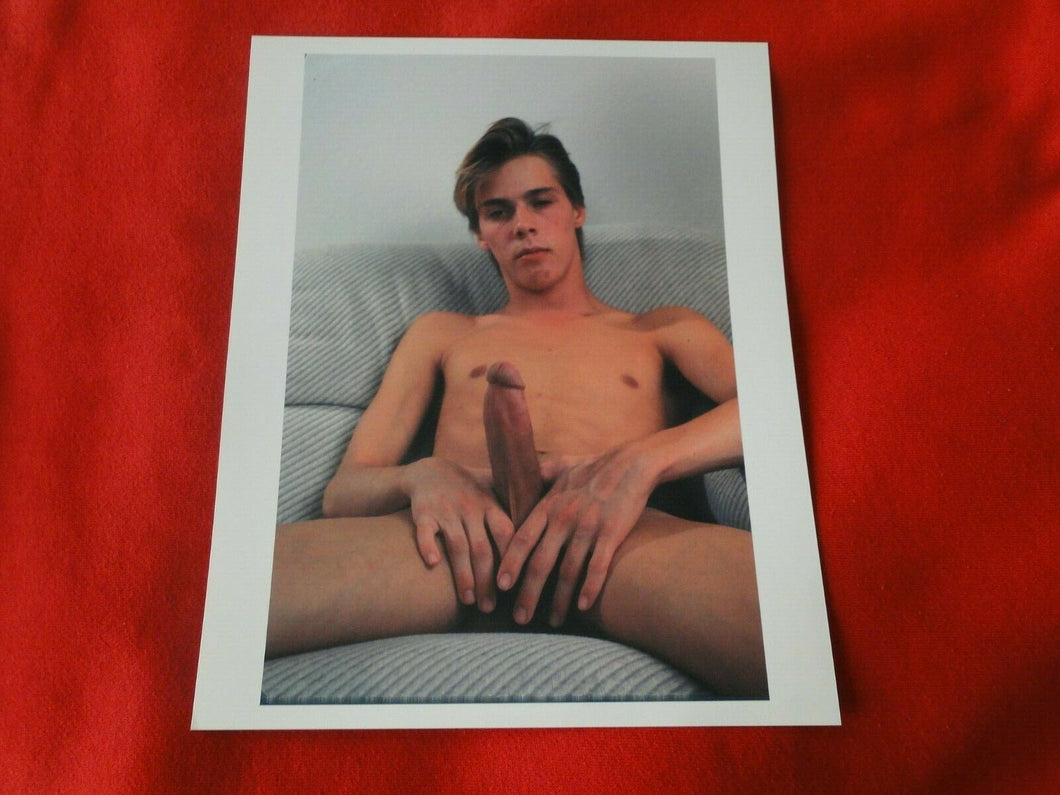 Vintage 18 Y.O. + Gay Interest Nude Hot Hung Muscular Male Photo 8 x 10     D+18