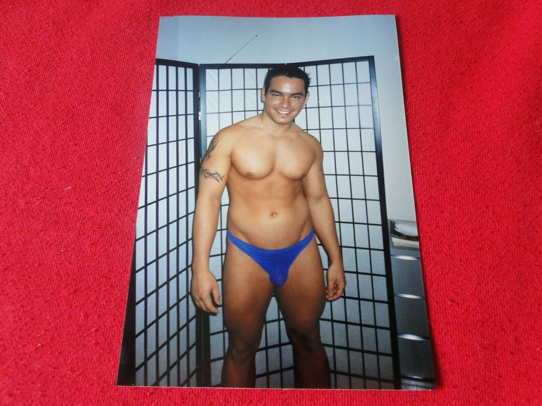 Vintage 18 Year Old + Gay Interest Chippendale Nude Hot Semi Nude Male Photo  D#