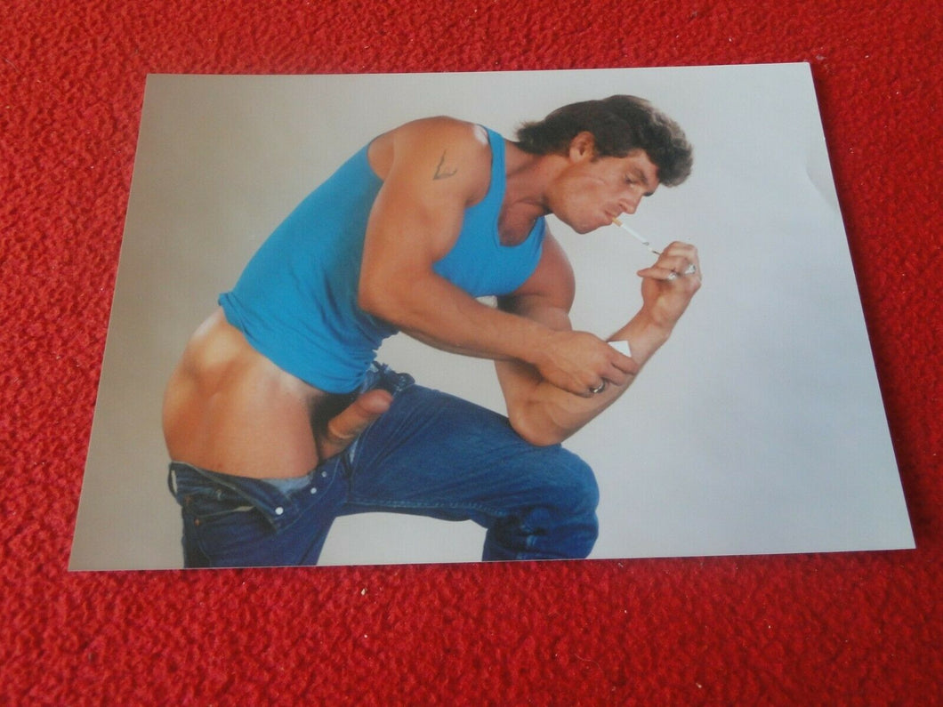Vintage 18 Y.O. + Gay Interest Chippendale Fox Muscle Nude Hung Male Photo  D16c