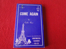 Load image into Gallery viewer, Vintage Sexy Erotic Adult Paperback Book Come Again Continental Classic  12
