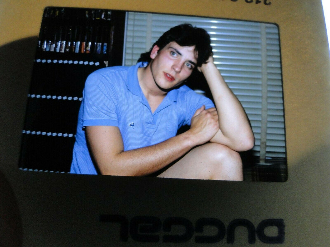 VINTAGE 35MM SLIDE MALE GAY INTEREST BEEFCAKE MUSCLE SEMI NUDE HOT BUFF     B64