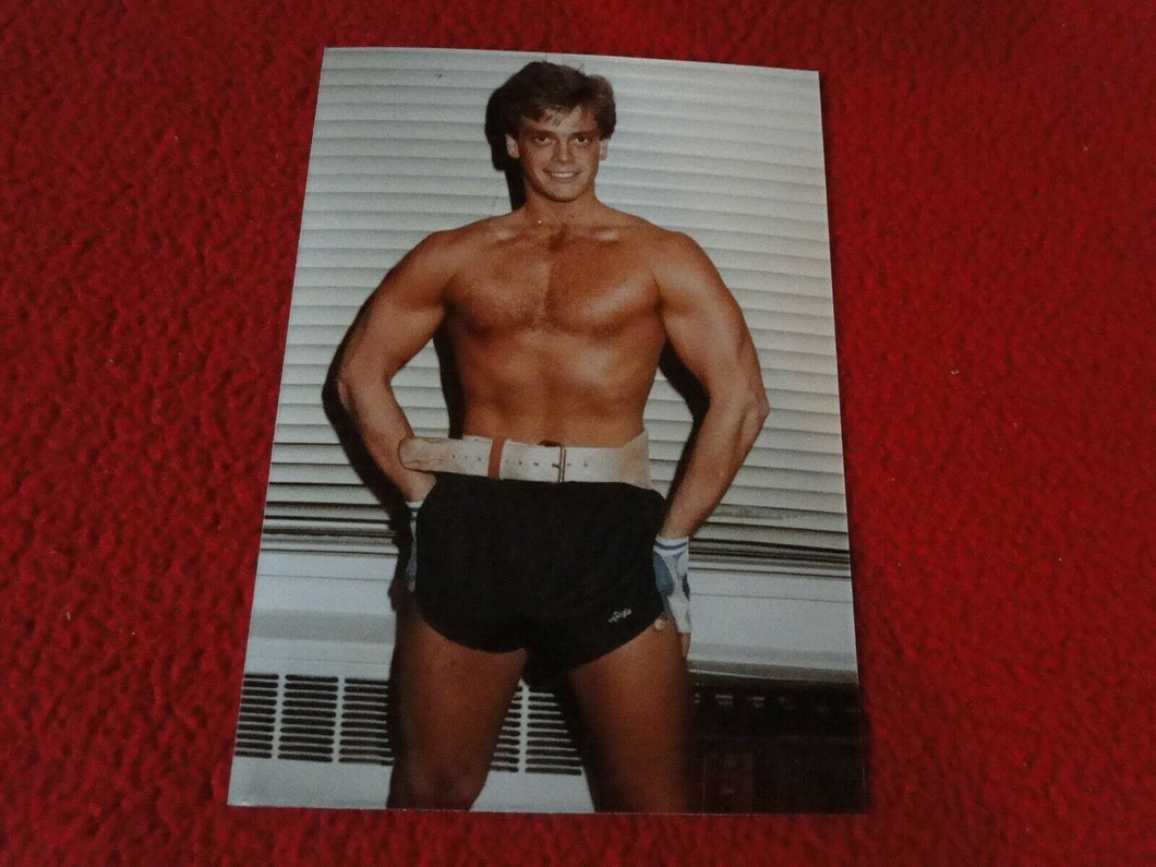 Vintage 18 Year Old + Gay Interest Hot Erotic Sexy Semi Nude Male Photo      B54