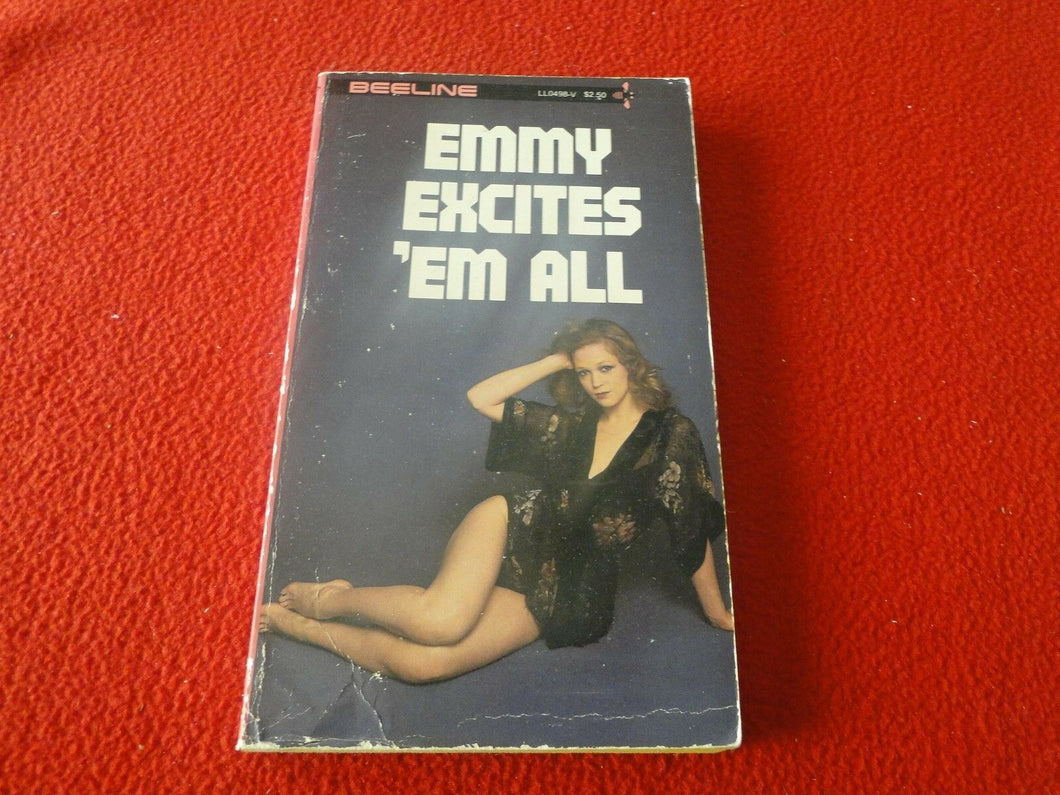 Vintage Erotic Adult Paperback Novel Book Bee Line Emmy Excites 'Em All  15