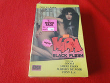 Load image into Gallery viewer, Vintage Adult Erotic XXX Porn VHS Tape Warm Black Flesh Cocoa Sheri Evans     A1
