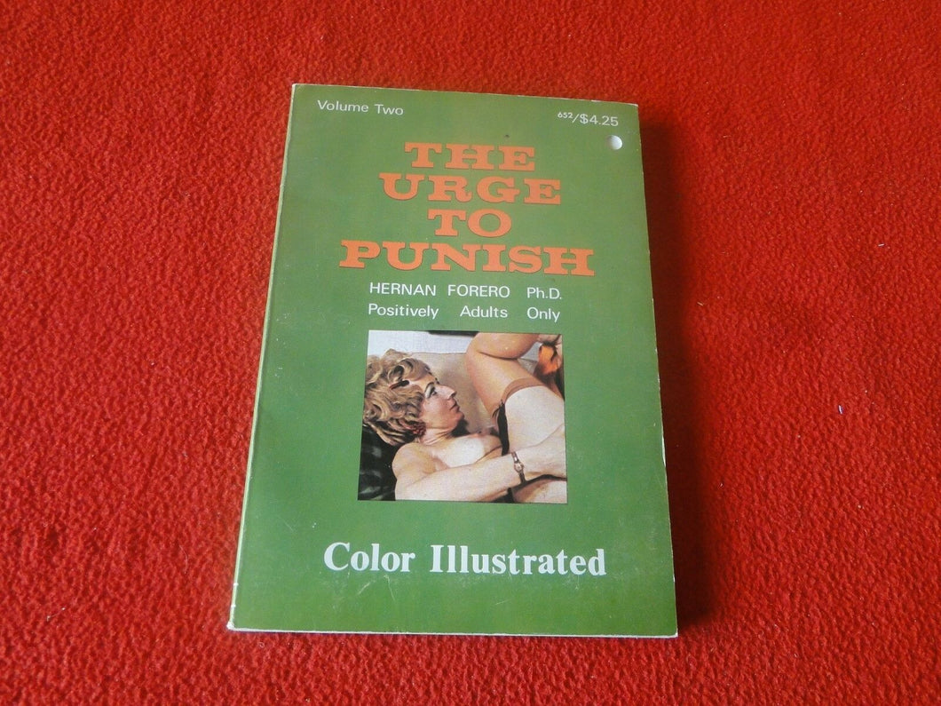 Vintage Sexy Erotic Adult Paperback Book/ Novel The Urge to Punish 16
