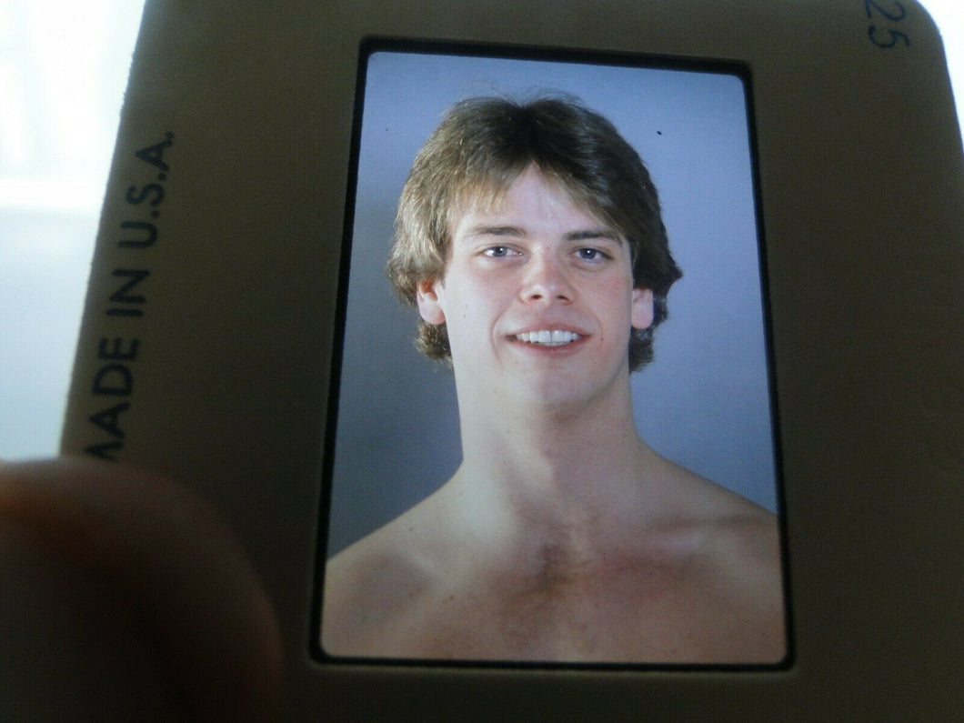 VINTAGE 35MM SLIDE MALE GAY INTEREST BEEFCAKE MUSCLE SEMI NUDE HOT BUFF JH@