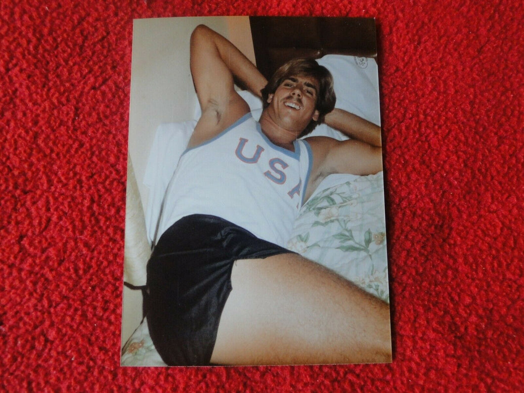 Vintage 18 Year Old + Gay Interest Chippendale Muscle Semi Nude Male Photo   B88