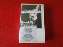 Load image into Gallery viewer, Vintage Adult Erotic Sexy Gay Interest VHS Tape BDSM Bondage Memories Kris Lord
