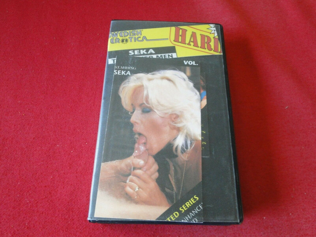 Vintage Adult Erotic XXX Porn VHS Tape Swedish Erotica Seka Takes Her Men     A3