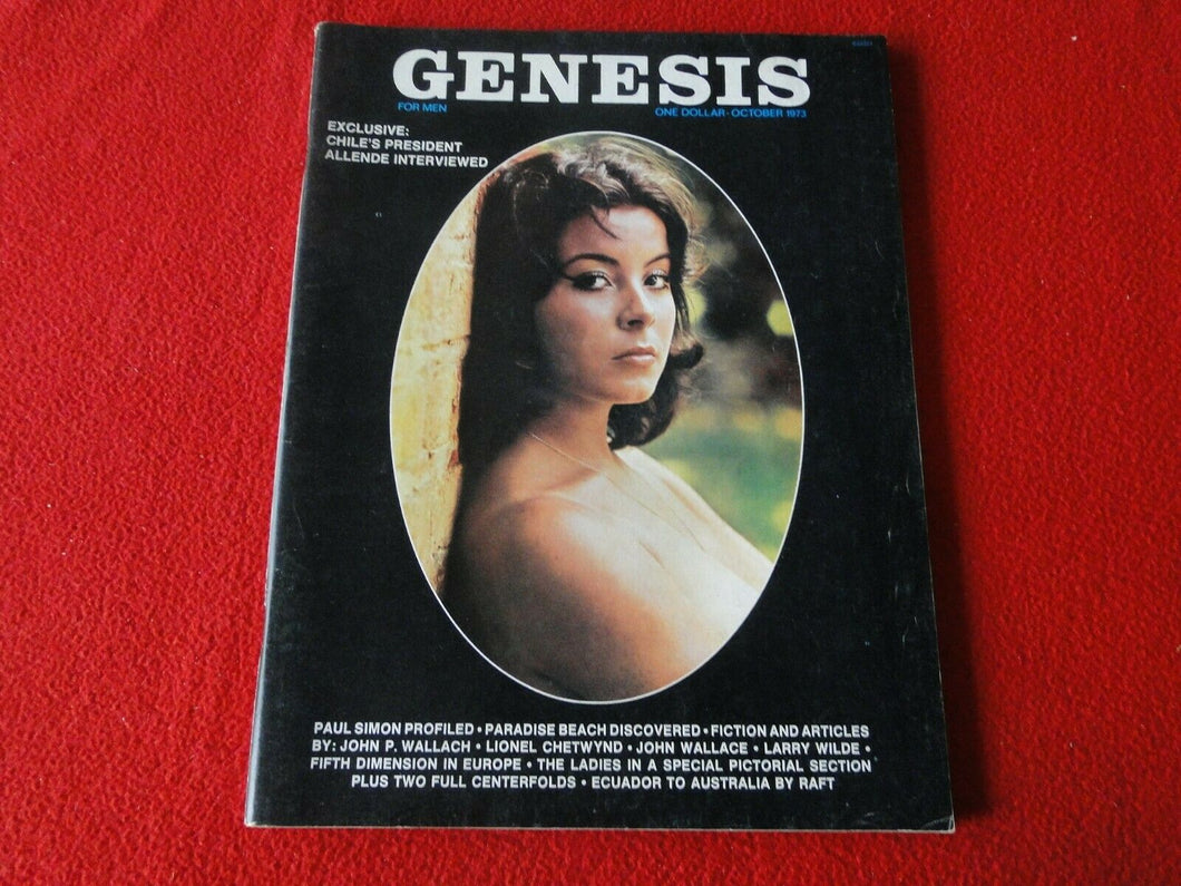 Vintage 18 YO + Nude Erotic Adult Men's Magazine Genesis Oct. 1973            GR
