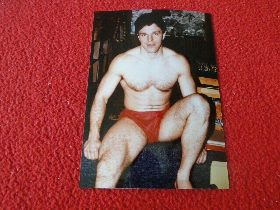 Vintage 18 Year Old + Gay Interest Chippendale Hot Semi Nude Male Photo  A33