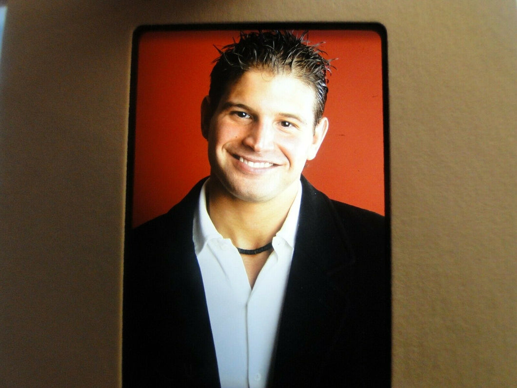 VINTAGE 35MM SLIDE MALE GAY INTEREST BEEFCAKE MUSCLE SEMI NUDE HOT BUFF FQ9